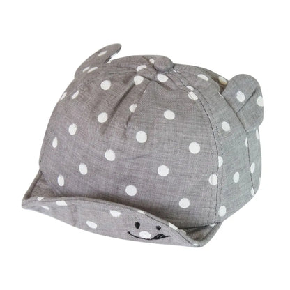 Toddler Sun Hat with Cute Dots – Adorable Sun Protection for Little Ones!