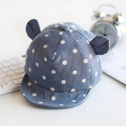 Toddler Sun Hat with Cute Dots – Adorable Sun Protection for Little Ones!