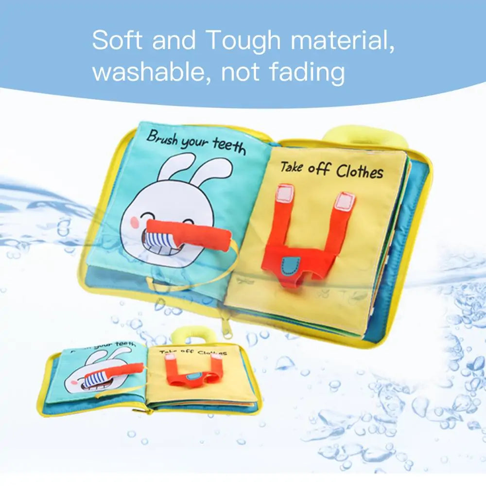 Beiens 3D Soft Cloth Baby Books – Montessori Educational Toys for Early Development!