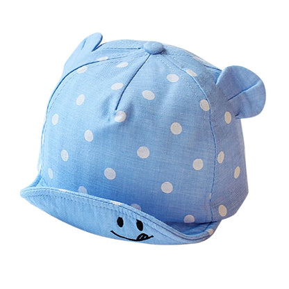 Toddler Sun Hat with Cute Dots – Adorable Sun Protection for Little Ones!