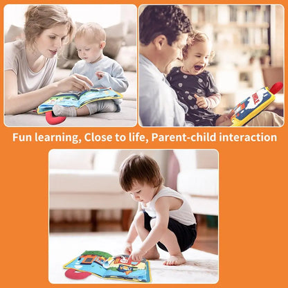 Beiens 3D Soft Cloth Baby Books – Montessori Educational Toys for Early Development!