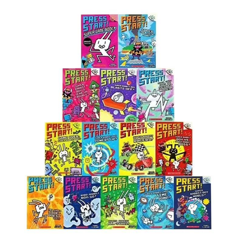 Press Start! Super Rabbit Boy 14-Book Set – Action-Packed Fun for Young Readers!