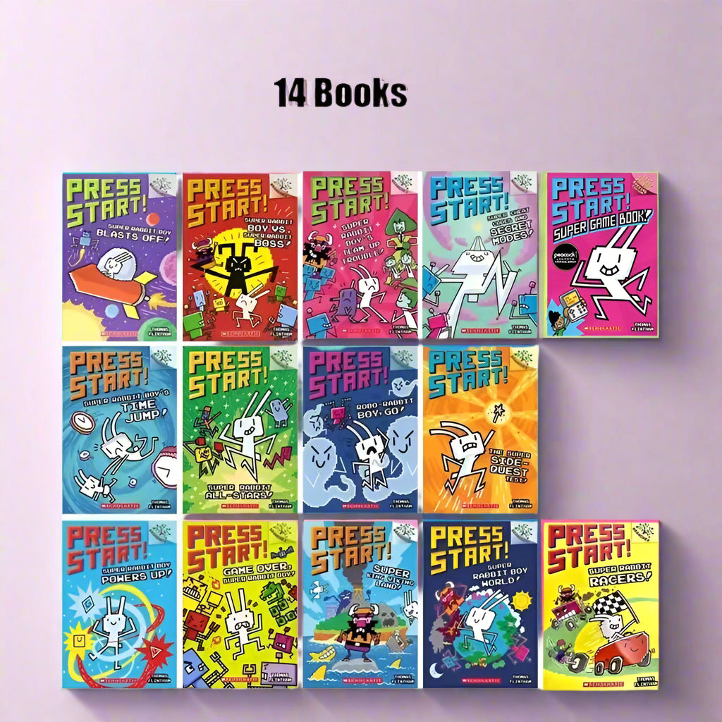 Press Start! Super Rabbit Boy 14-Book Set – Action-Packed Fun for Young Readers!