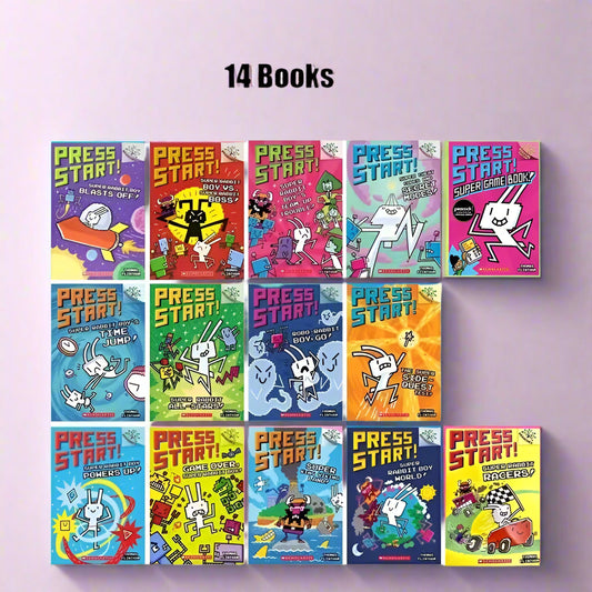 Press Start! Super Rabbit Boy 14-Book Set – Action-Packed Fun for Young Readers!