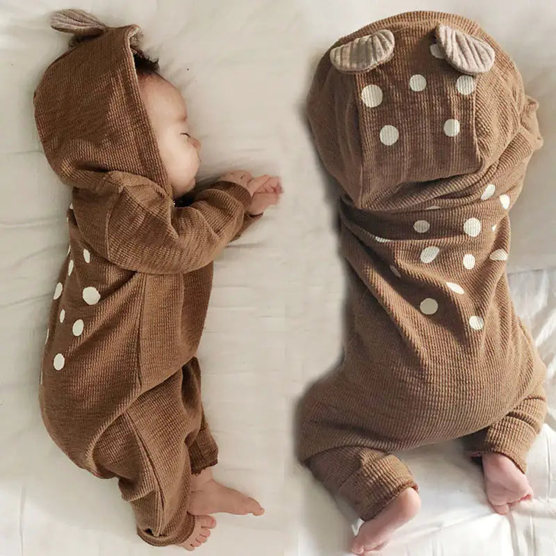 Hooded Baby Deer Onesie – Cozy, Cute & Perfect for Every Occasion!