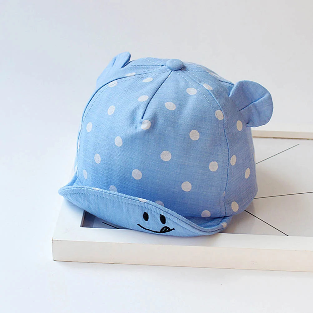 Toddler Sun Hat with Cute Dots – Adorable Sun Protection for Little Ones!