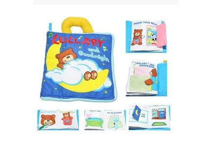 Beiens 3D Soft Cloth Baby Books – Montessori Educational Toys for Early Development!