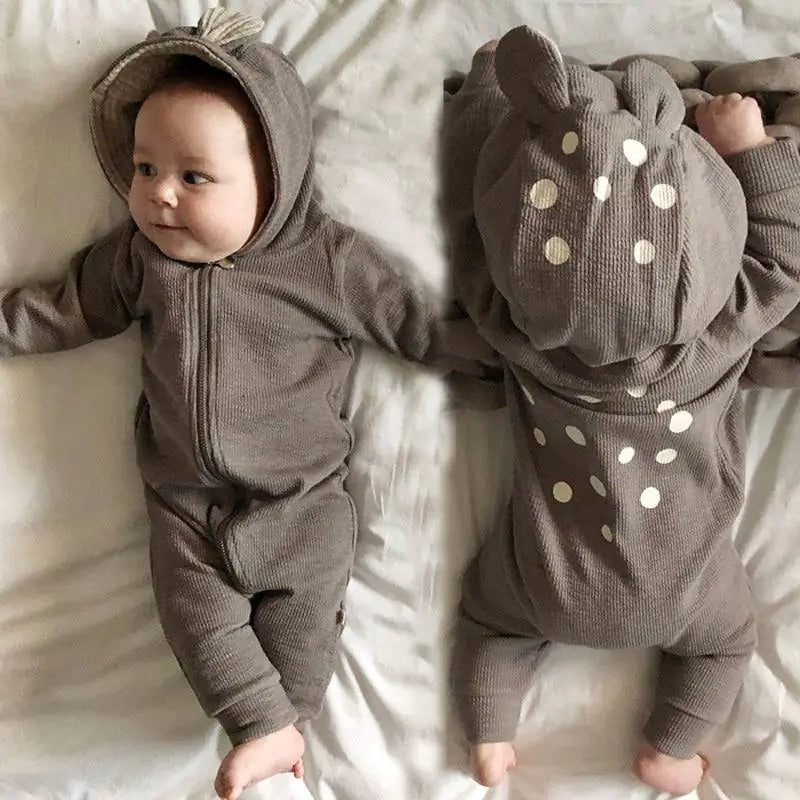 Hooded Baby Deer Onesie – Cozy, Cute & Perfect for Every Occasion!