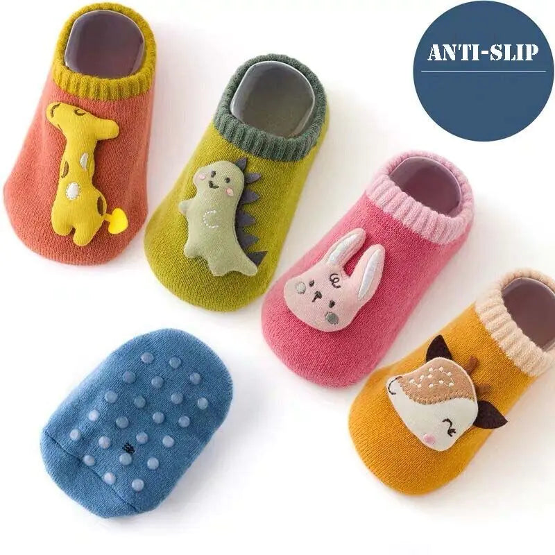 Anti-Slip Baby Socks – Comfort, Safety & Style for Tiny Feet!