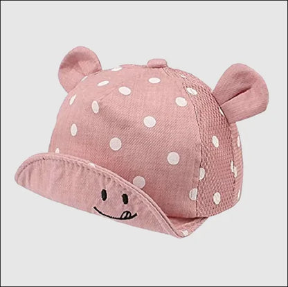 Toddler Sun Hat with Cute Dots – Adorable Sun Protection for Little Ones!