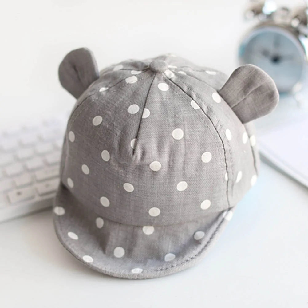 Toddler Sun Hat with Cute Dots – Adorable Sun Protection for Little Ones!