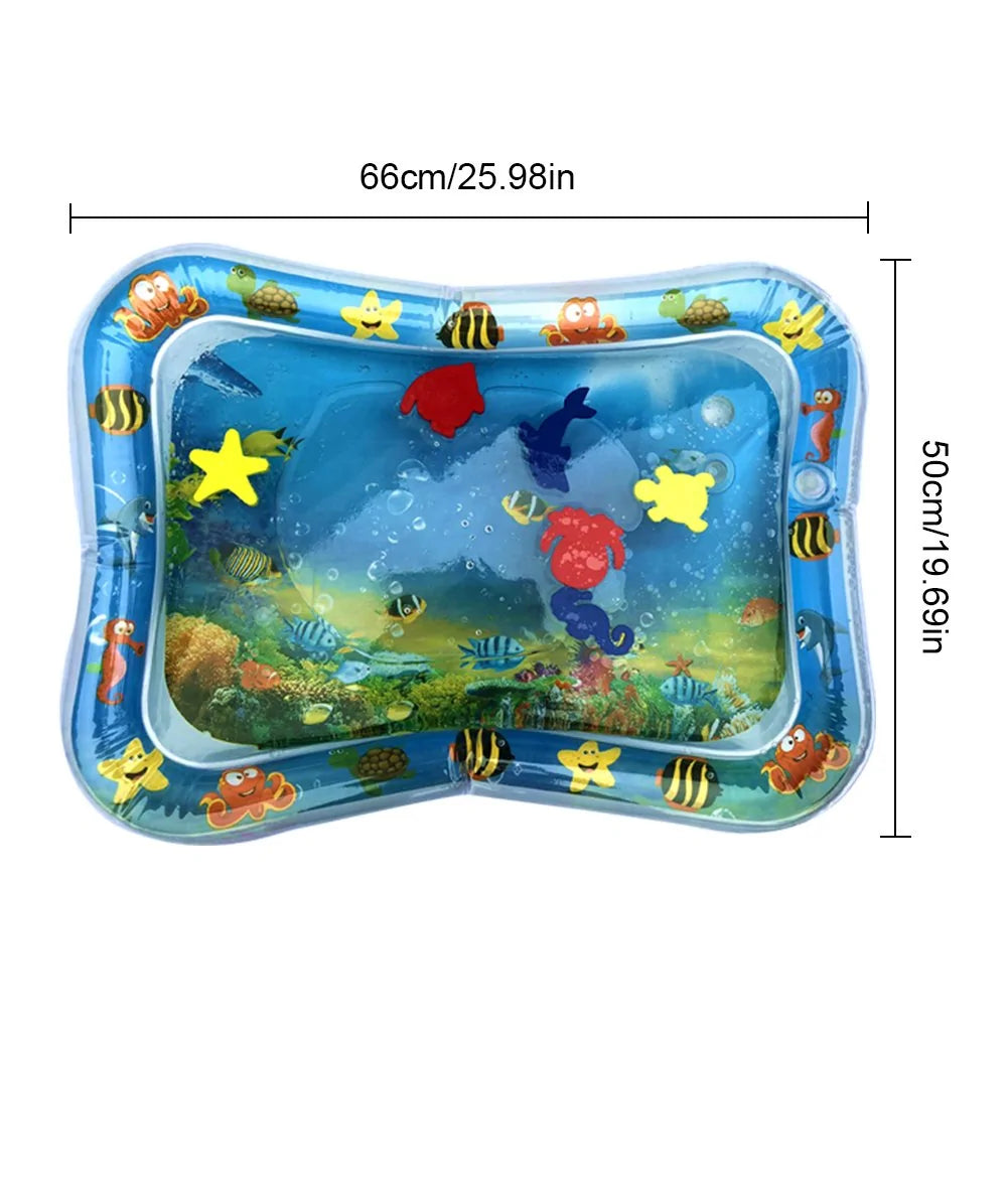 Tummy Time Inflatable Water Mat for Babies – Fun, Sensory Play & Developmental Growth!